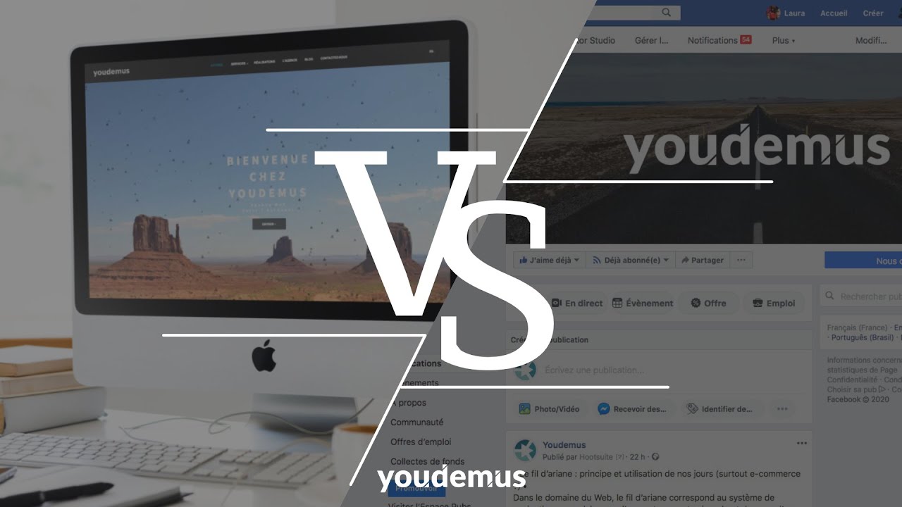 Pourquoi une page Facebook ne remplace pas un site Internet