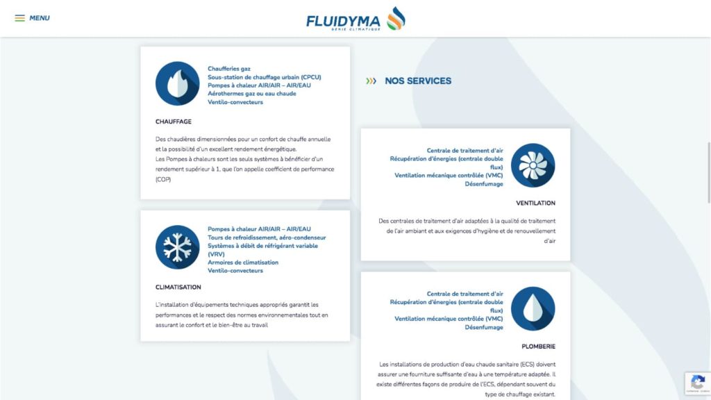 fluidyma espace nos services