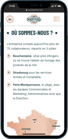 Section Où sommes-nous ?