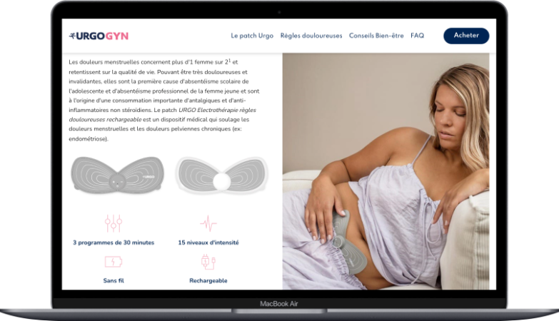 Section d'information sur ordinateur