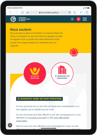 Page Nous solliciter