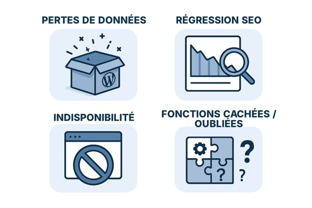 Les 4 risques d'une migration de site WordPress mal maîtrisée